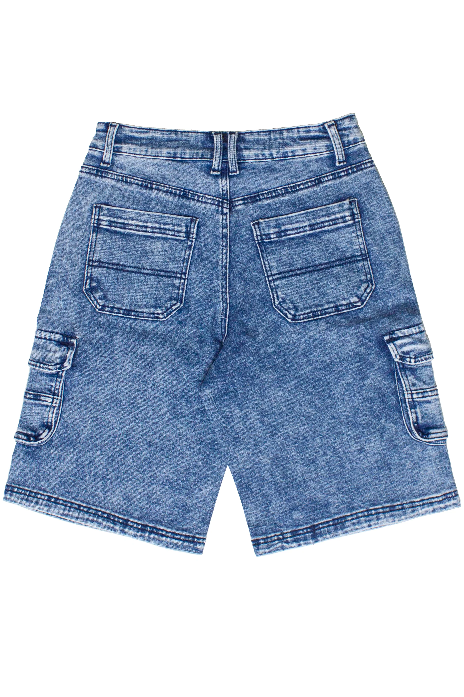 Acid Wash Cargo Jorts - Image 13