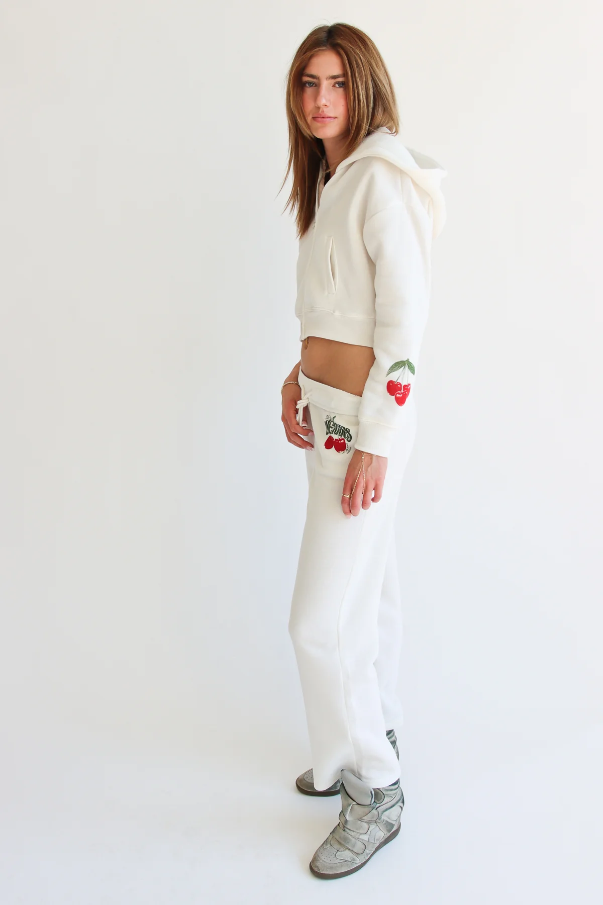 Cherries Graphic Sweatpants - Image 3