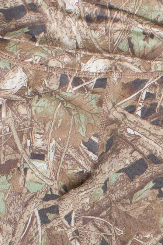 Fleece Lined Woodland Camo Flare Pants - Image 6