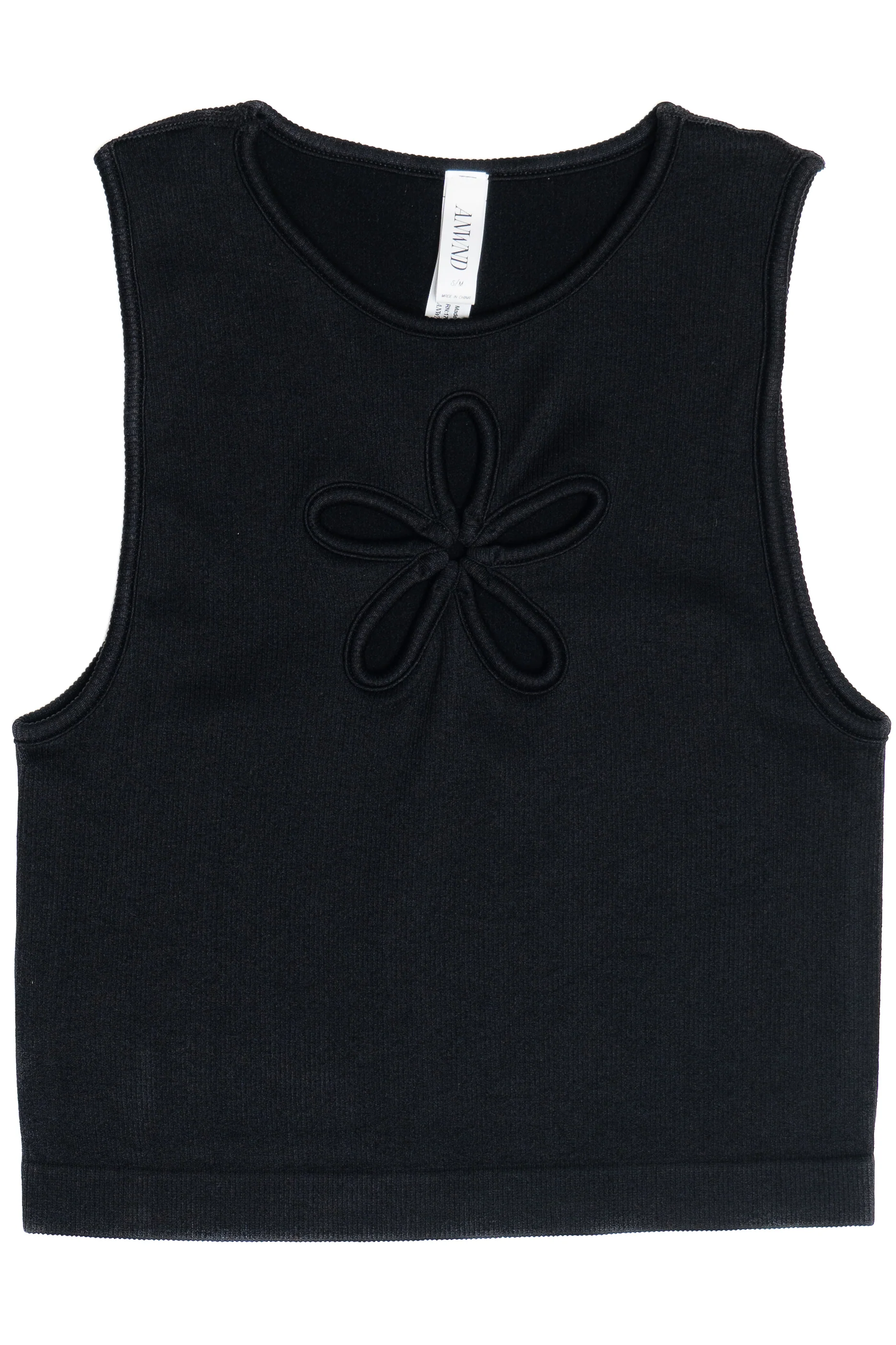 Flower Cut Out Seamless Tank Top - Image 18
