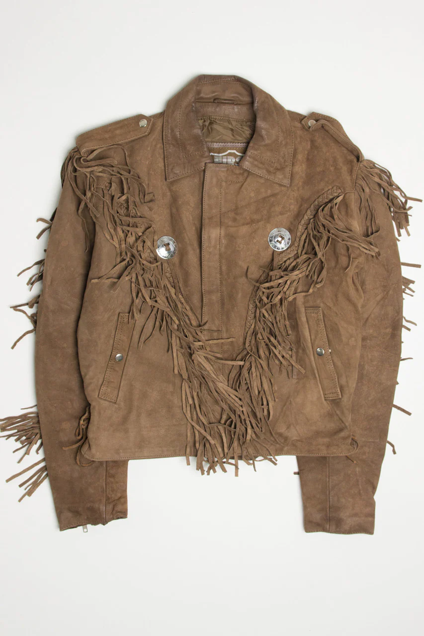 Fringe Detail Motorcycle Jacket 345 - Image 3