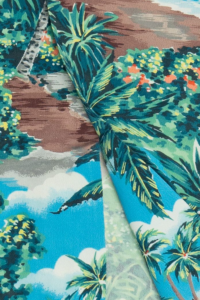 Rare Vintage Hawaiian Shirt With Loop Collar Royal Hawaiian Honolulu 40/50s - Image 4