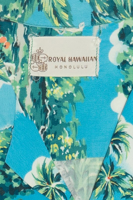 Rare Vintage Hawaiian Shirt With Loop Collar Royal Hawaiian Honolulu 40/50s - Image 5