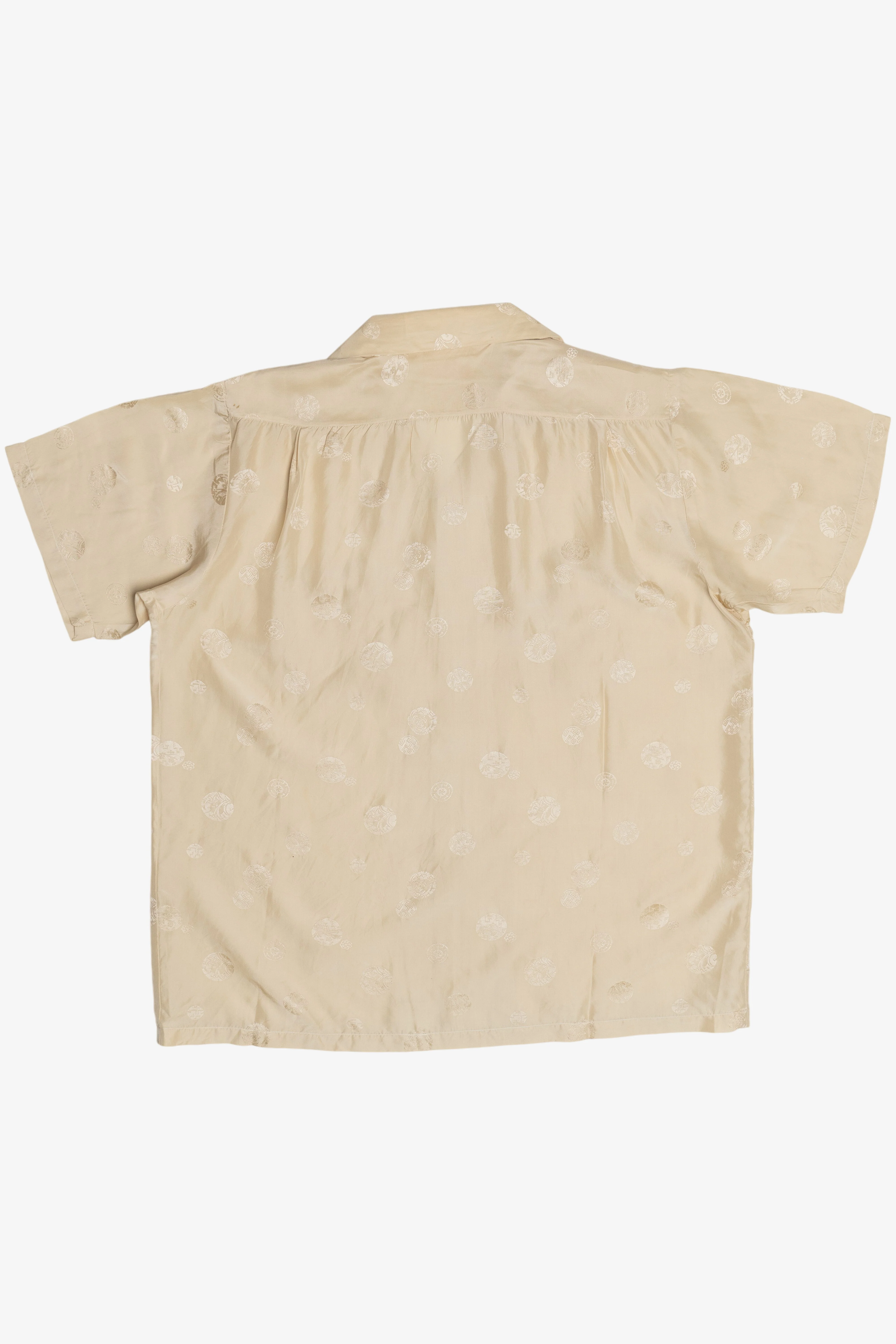 Rare Vintage Hawaiian Shirt With Loop Collar Wah Hing Pure Silk 40/50s - Image 8