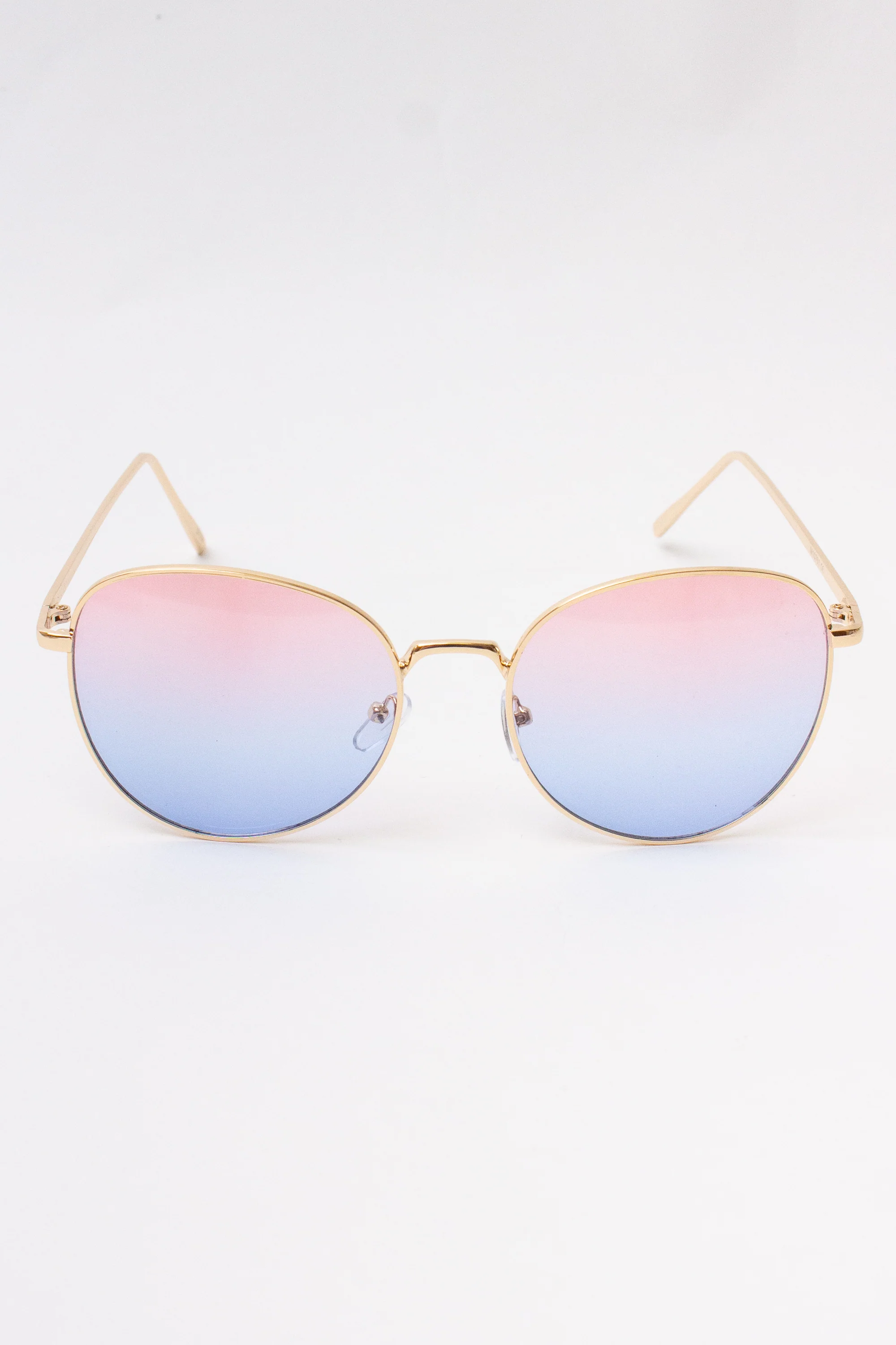 Rounded Square Ombre Sunglasses - Image 3