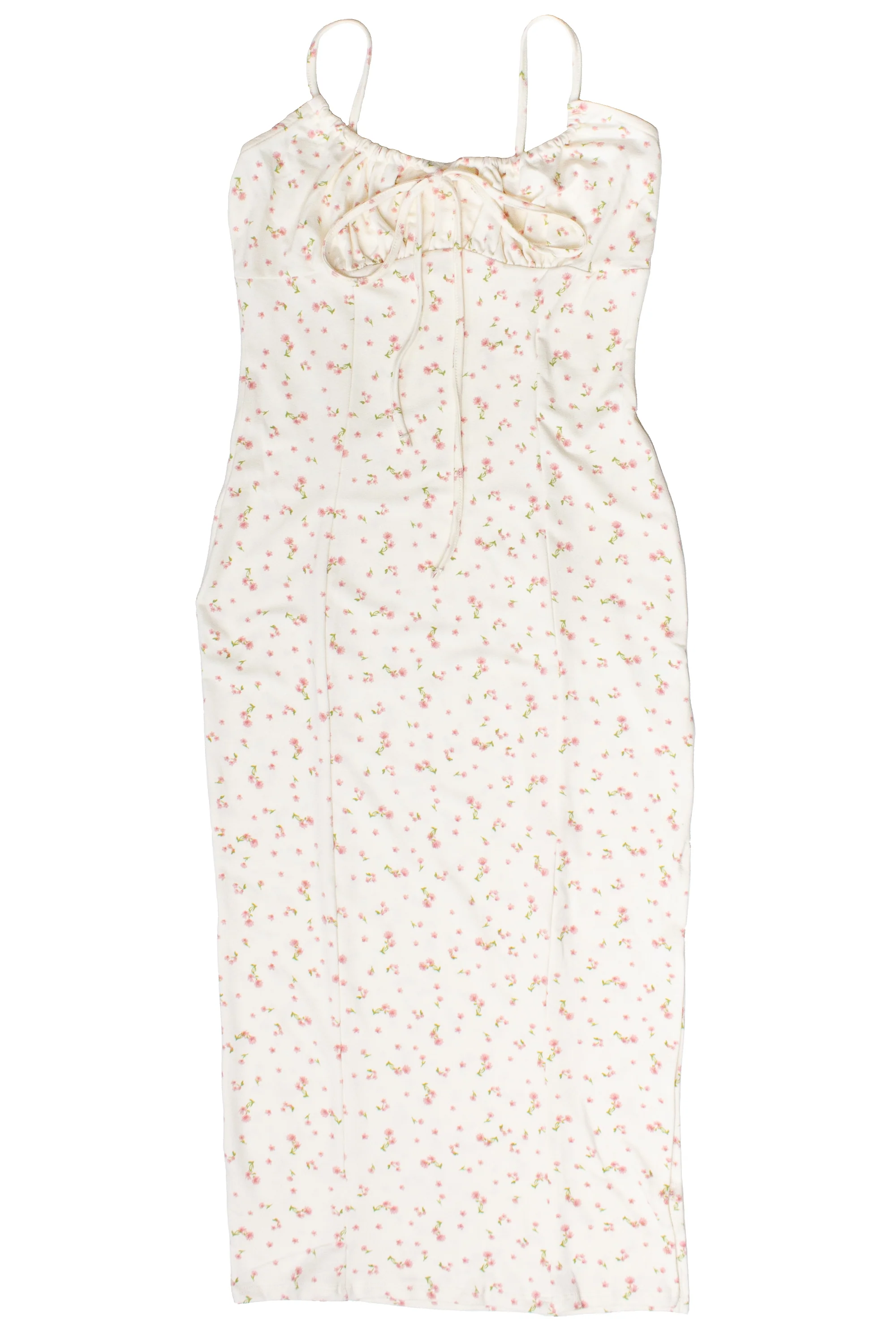 Sleeveless Floral Milkmaid Midi Dress - Image 5