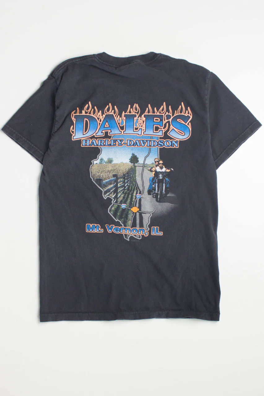 Vintage Dale's Harley Davidson T-Shirt 1 - Image 4